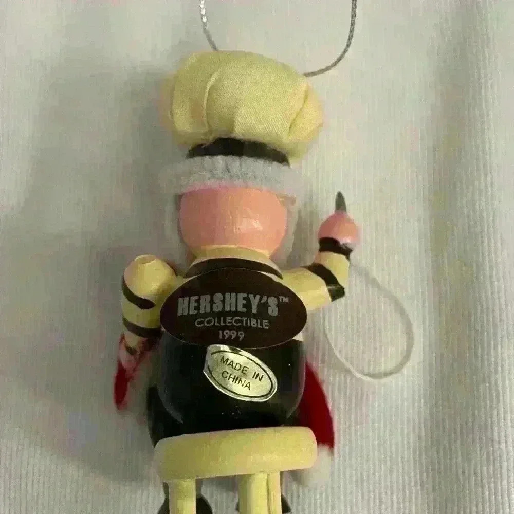 Vintage Hersheys Ornaments Set of 6 Christmas Holiday - Picture 8 of 10